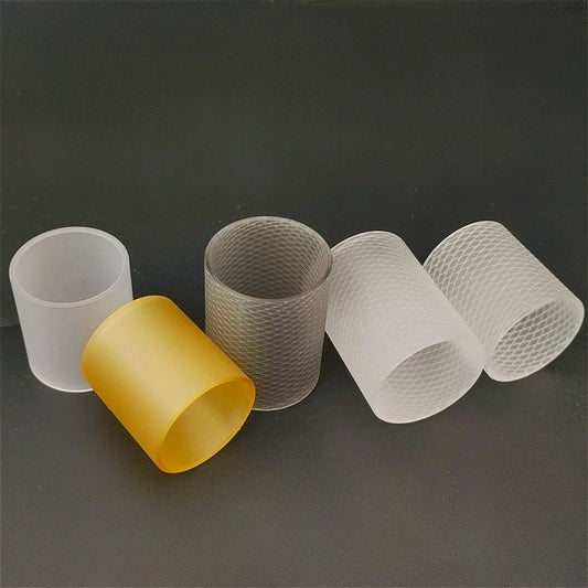 High-Temp Plastic Knurling Glossy Straight Tube Measuring Cups for Precise measurement of small-dose liquids