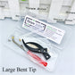 Ceramic Tweezers Tips Kit Stainless Steel Handle Anti-Static High Precision Replacement Tweezers Parts Set Tweezers Repair Tools