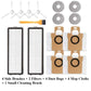 Replacement Parts for Mi Robot Vacuum-Mop All-Rounder 1S/2S/3S & Self-Cleaning 2 Pro | Main Brush, Filter, Mop Cloth
