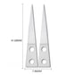 Ceramic Tweezers Tips Kit Stainless Steel Handle Anti-Static High Precision Replacement Tweezers Parts Set Tweezers Repair Tools