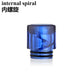 1PC 510 810 Internal Spiral Plastic Straw Joint