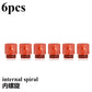 6PCS 510 810 Internal Spiral Plastic Straw Joint