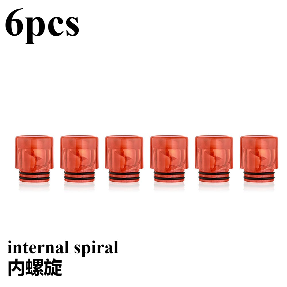 6PCS 510 810 Internal Spiral Plastic Straw Joint