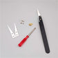 High-Temperature Resistant Smooth Stainless Steel Ceramic Tweezers - Household Pointed & Bent Tip Tool Set
