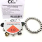 FATUBE Stainless Steel Beads DIY Jewelry Kit 1.0mm Crystal Elastic String for Handmade Bracelets and Necklaces.