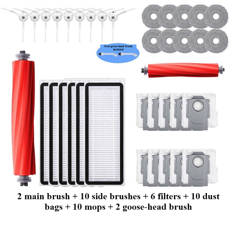 For Roborock P10 Pro Vacuum Cleaner Consumables Accessories QRevo MaxV / Pro Main Brush Side Brush HEPA Filter Dust Bag