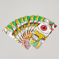 10pcs/100pcs 21700 Battery PVC Heat Shrink Film Insulation Skin Wrap Heatproof Sleeve for Lithium Battery DIY Protection