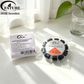 FATUBE Stretch Beading Cord with Glossy Black Loose Beads Complete DIY Jewelry Making Kit.