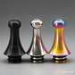 1PC 510 STRAW JOINT Round Ball Top Stainless Steel Plastic Anti-scald Mouthpiece Straw Joint