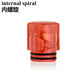 1PC 510 810 Internal Spiral Plastic Straw Joint