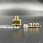 DDSX 1set New 909 NUGG 316 Stainless Steel Single Coil Design Rebuildable Atomizer Kit with 3 Air Pins