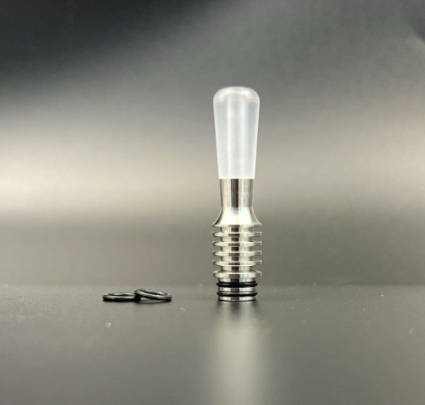 DDSX 1PC 510 Drip Tip Small Bore Stainless Steel POM PEI Anti-Spill & Heat-Resistant Mouthpiece