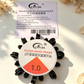FATUBE 1.0 Black POM Beads + Crystal Elastic Thread Set DIY Handmade Beading Thread Materials Accessories.