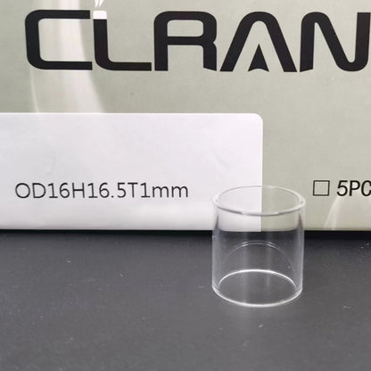 Clrane OD16mm Straight Clear Tube Tubular Glass Stand Decorative Display Base