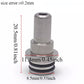 1piece 510 Stainless Steel Plastic Sea Monster v4 Straw Joint