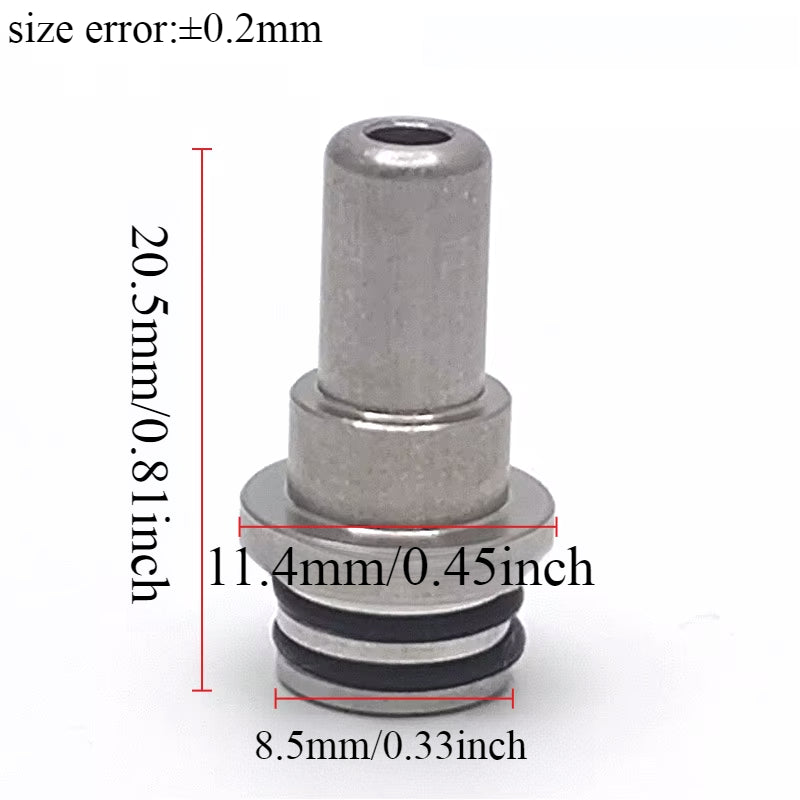 1piece 510 Stainless Steel Plastic Sea Monster v4 Straw Joint