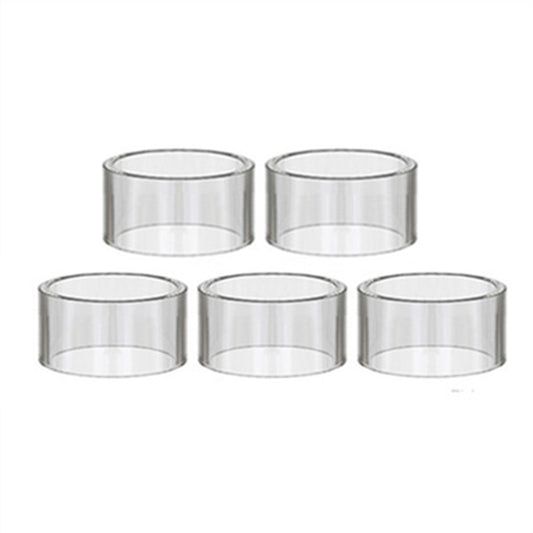 5PCS Straight Clear Glass TUBE For Kage Tank/Exo Skeleton ES300/rx2 20700/Bellerophon RTA