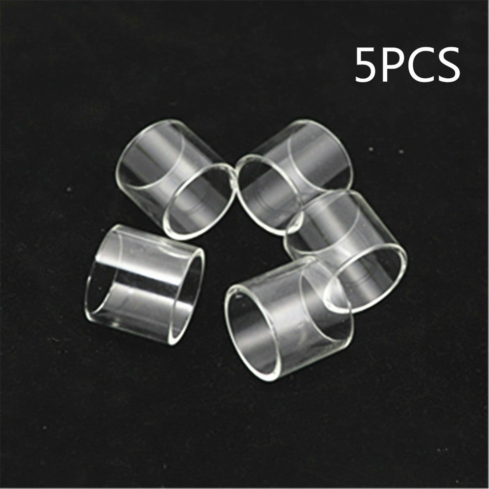 5PCS Straight Clear Glass TUBE For MD RTA/Hellbeast tank/Destiny RTA 24/vertex/Helheim S RDTA