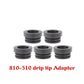 5PCS 810 To 510 POM 15mm Straw Joint Adapter