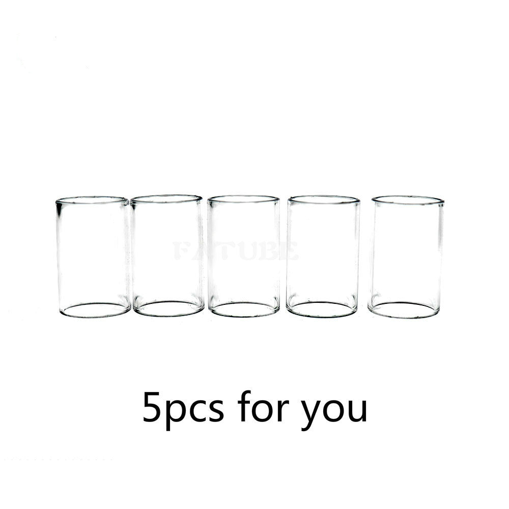 5PCS Straight Clear Glass TUBE For Ornate Tank/eGo AIO/Joye ECO D16/ego aio eco/evic primo mini kit/eVic VTC Dual