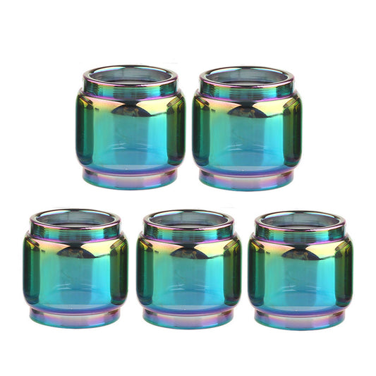 5PCS Rainbow bubble glass tube for Zeus RTA/Zeus X RTA/Zeus X mesh RTA/zeus Sub Ohm Tank/Zeus Dual/Griffin 25 mini/Alpha/Aero Mesh/Aegis Legend with Aero Mesh Tank