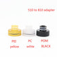 1PCS 510 To 810 PEI PC POM Straw Joint Adapter