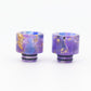 2PCS 510 Gold Spot Resin Straw Joint