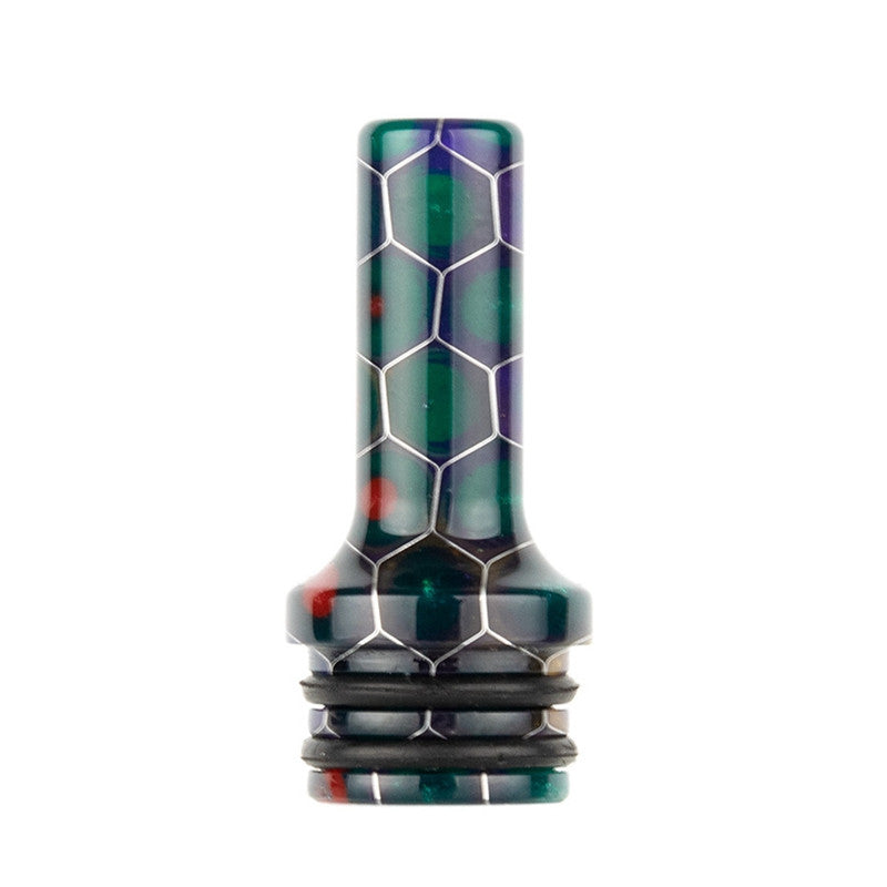 1PCS 510 MTL Snakeskin Resin Straw Joint