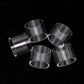 5PCS Straight Clear Glass TUBE For design violator rta/design lethal RTA/MINI supertank 25mm/MINI supertank 22mm