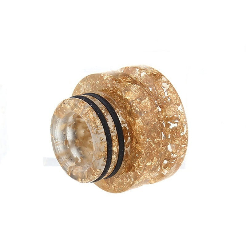 1PCS 810 Bamboo Section Gold Resin Straw Joint