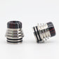 2PCS 810 Stainless Steel + Resin Stripes Multi Material  Interface Straw Joint