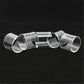 5PCS Straight Clear Glass TUBE For Dawg RTA/Voluna RTA/Voluna V2 RTA/zesthia rta/Moradin 25/Orcish RDTA