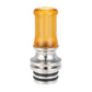 1PCS 510 Pipette Dripper Straw Joint with Heat Resistant SS Base Multi material Interface Straw Joint