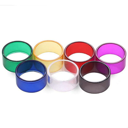 5PCS Straight Rainbow Glass TUBE For 150/ Hero/Griffin 25 mini/Resa Prince/Dead Rabbit V2 RTA