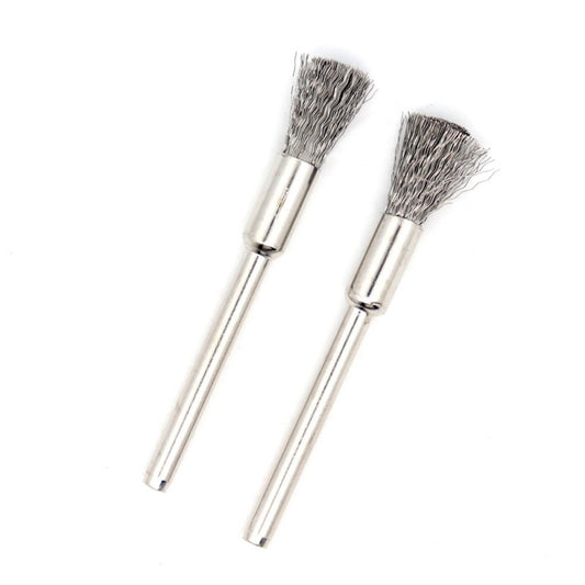 Straw Joint 2Pcs Cleaning Brushes Stainless Steel 50mm for RDA RDTA Coils Accessory Machine Tool