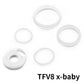 FATUBE Gaskets Silicone Seal Ring for TFV8/tfv8 baby/TFV12 baby PRINCE/TFV8 BIG BABY/TFV8 x-baby