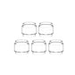 5PCS Bubble glass tube for solomon RTA/Solomon 2 RTA/solomon 3 rta