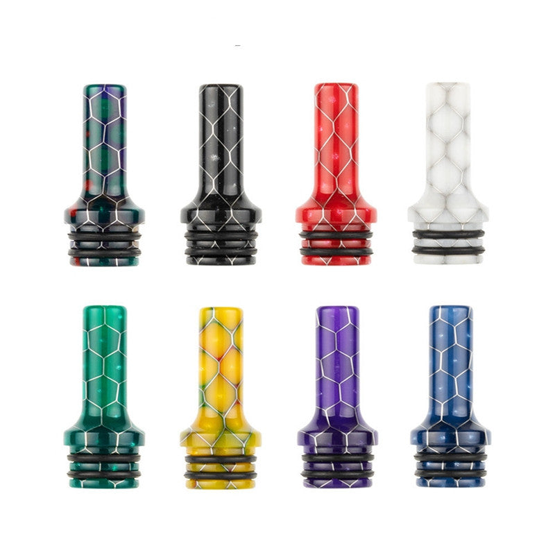 1PCS 510 MTL Snakeskin Resin Straw Joint