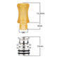 1PCS 510 PEI Joint Heat Resistance Stainless Steel Base Multi material Interface Straw Joint