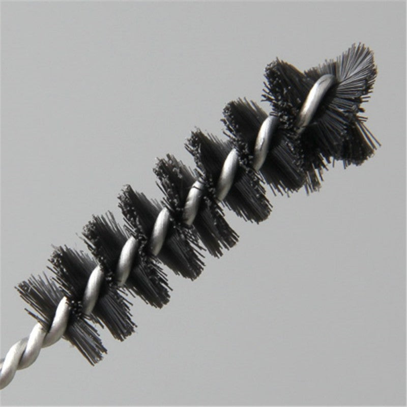 Straw Joint Stainless Steel Cleaning Brush With Handle DIY Tools Black 5Pcs