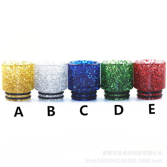 1PCS 810 Straight Sequins Resin Straw Joint