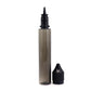 Straw Joint Black PE Dropper Bottle Empty with Cap 5Pcs