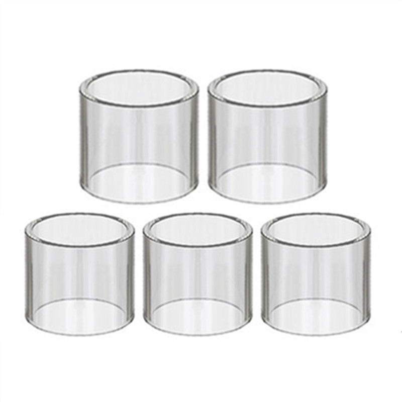 5PCS Straight Clear Glass TUBE For lemo 2/lemo 3/Lemo Drop RTA