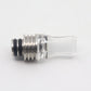 1PCS 510 Stainless Steel + Plastic Flat Mouth  Multi Material  Interface Straw Joint